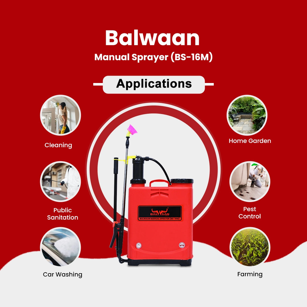 Balwaan BS-16M Manual Sprayer (16 Liters)