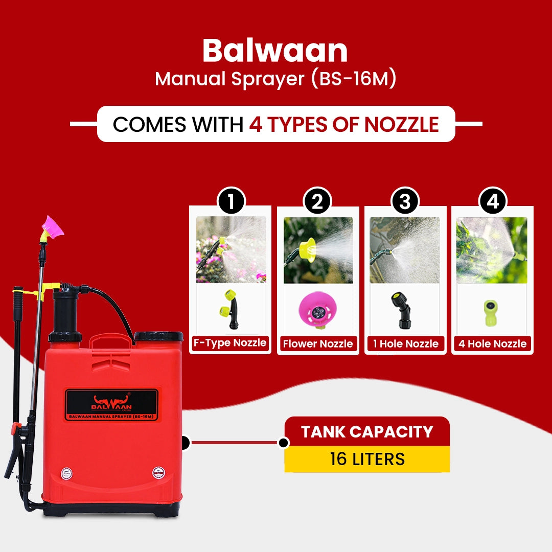Balwaan BS-16M Manual Sprayer (16 Liters)