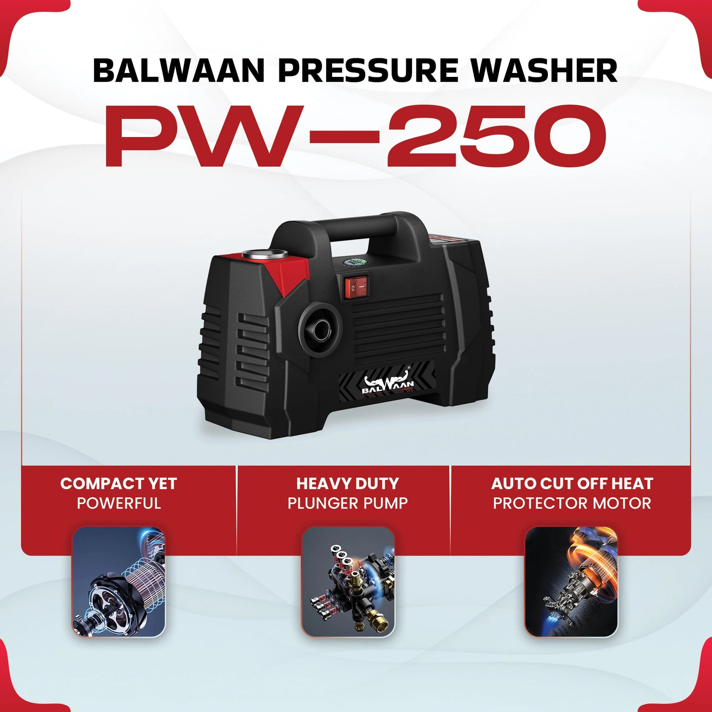 Balwaan Pressure washer (PW-250)
