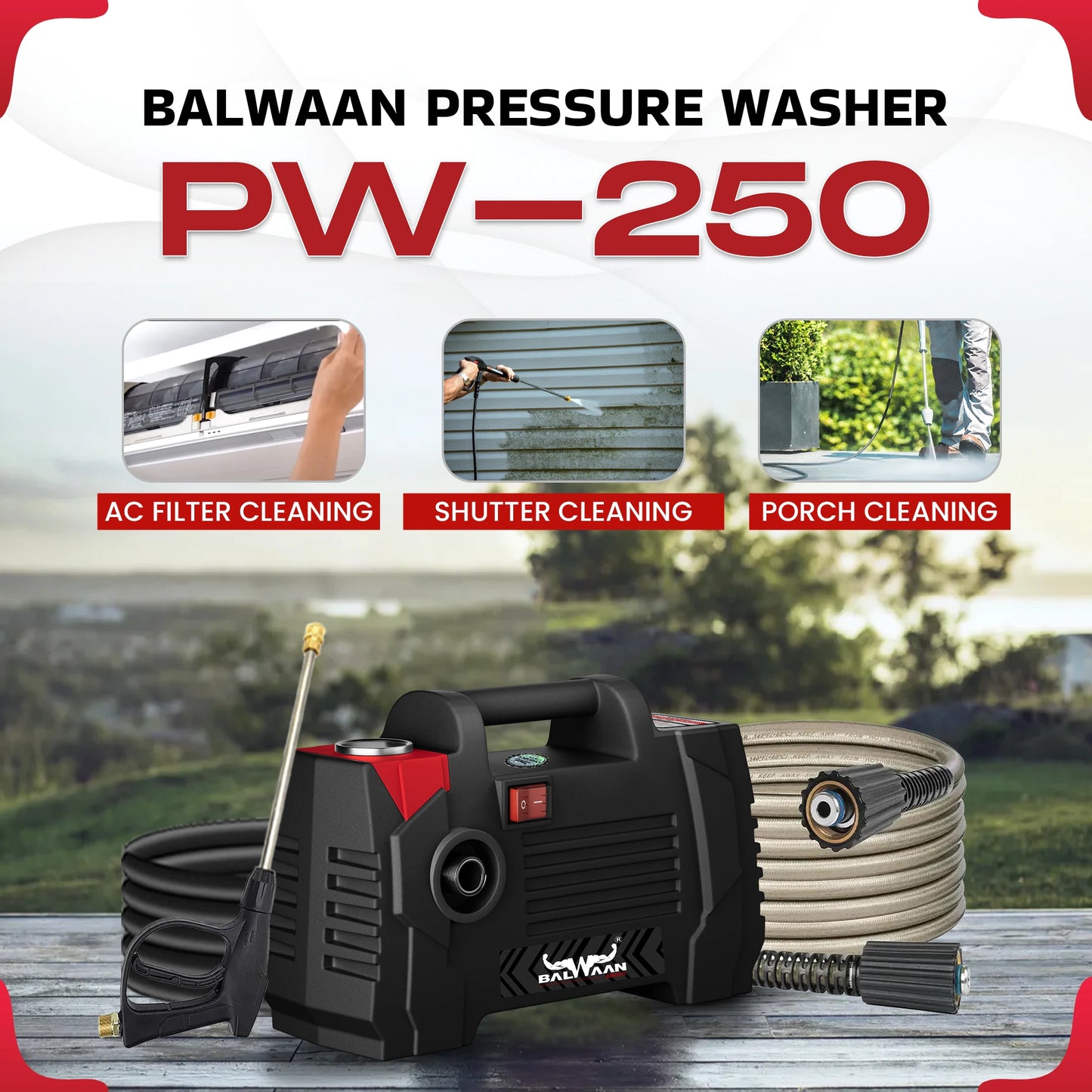 Balwaan Pressure washer (PW-250)