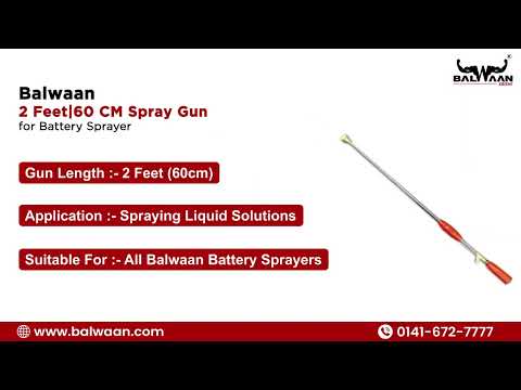 Balwaan Brass Spray Gun SG-60B - supplier product video