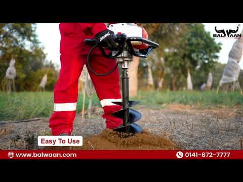 Balwaan 8 Inch Planter Double Spiral Auger Bit PT-8D - supplier product video
