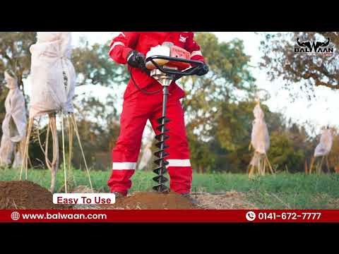 Balwaan 4 Inch Planter Double Spiral Auger Bit PT-4D - supplier product video