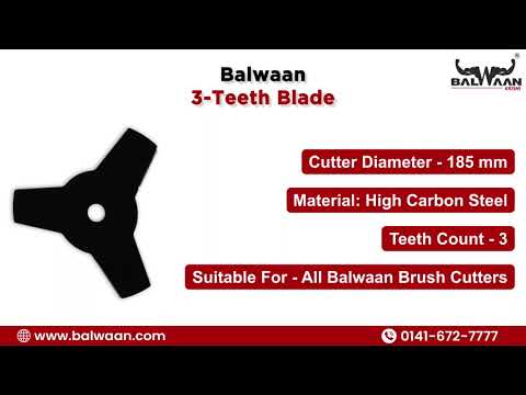 Balwaan Brush Cutter Blade HCS-3T - supplier product video