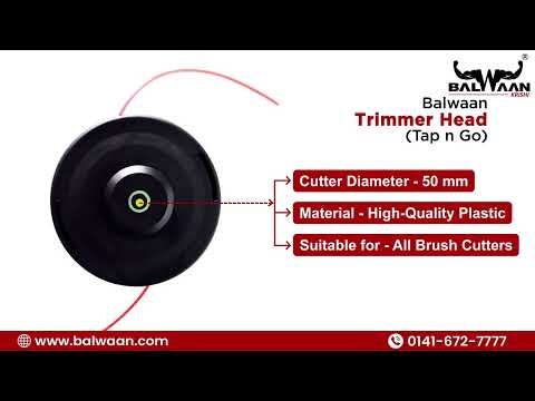 Balwaan Brush Cutter Trimmer Head 20-2 - supplier product video