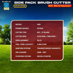 RBD 50cc Side Pack Brush Cutter with All Attachments — ब्रश कटर मशीन - View 3