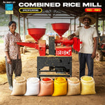 RBD Combined Rice Mill Machine — मिनी राइस मिल धान कुटाई मशीन - View 5