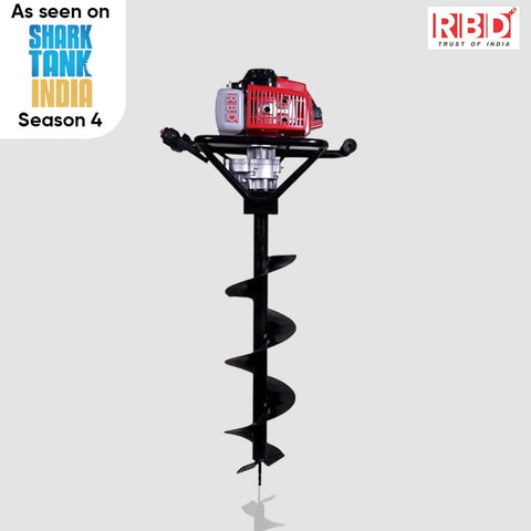 RBD Earth Auger 52cc With 2 Auger Bit Free by RBD | FarmingTools.in
