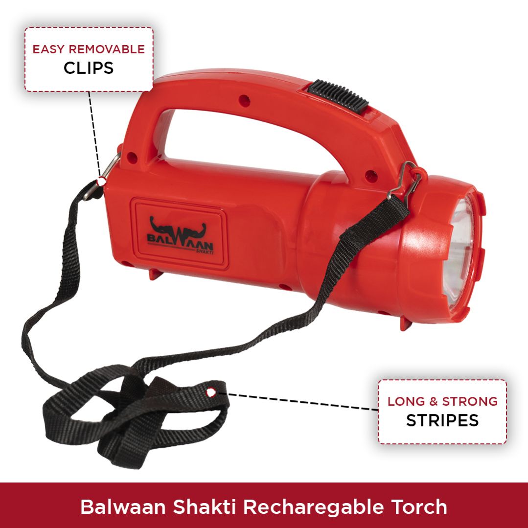 Balwaan Shakti Jugnoo Torch with Solar (BSJS-3W24)