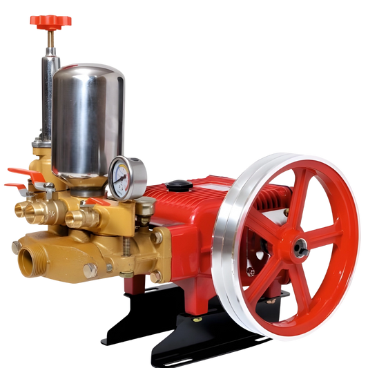 RK - HTP - 80A Heavy - Duty HTP Sprayer | 80 L/min Flow Rate | 3 Piston Pump | 3–7.5 HP Compatible by Royal Kissan | KrishiGears